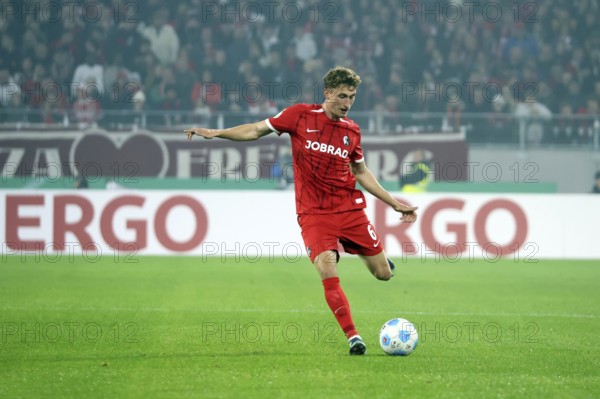 Patrick Osterhage (SC Freiburg) during the match for the DFB Cup 2024-25, 2nd round: SC Freiburg vs Hamburger SV, Freiburg im Breisgau, Germany / Germany