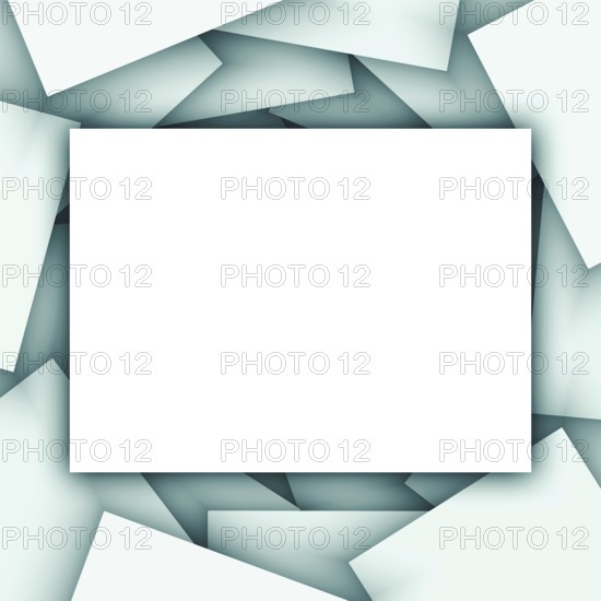An illustration of an abstract white paper background