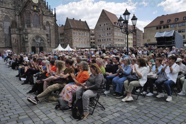 Warm weather and exciting performances were much appreciated by large crowds at the Chorfes which is taking place in the city this weekend, Nuremberg, Bavaria, Germany