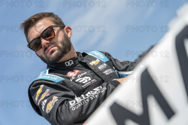 NASCAR Craftsman Truck Series driver, Bayley Currey takes to the track to practice for the Rackley Roofing 200 in Lebanon, TN, USA