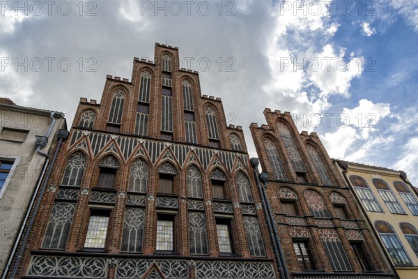 Historic old town centre of Torun in eastern Poland