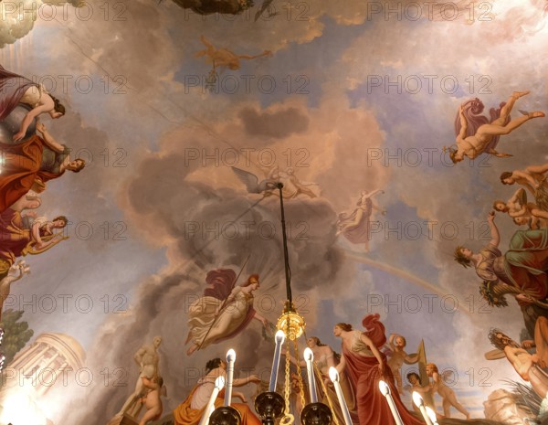 FLORENCE, ITALY, OCTOBER 28, 2015 : interiors and architectural details of Palazzo Pitti, october 28, 2015 in Florence, Italy