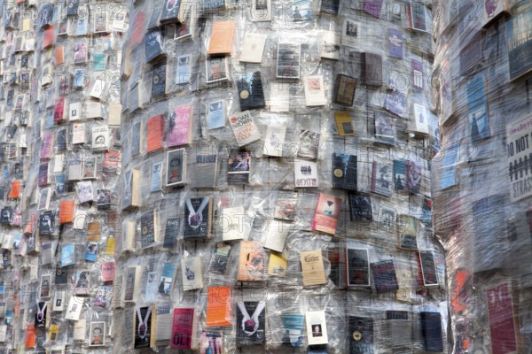 'The Parthenon of Books' by the Argentinian conceptual artist Marta Minujin, banned books, documenta 14 exhibition, 2017, Kassel, Germany