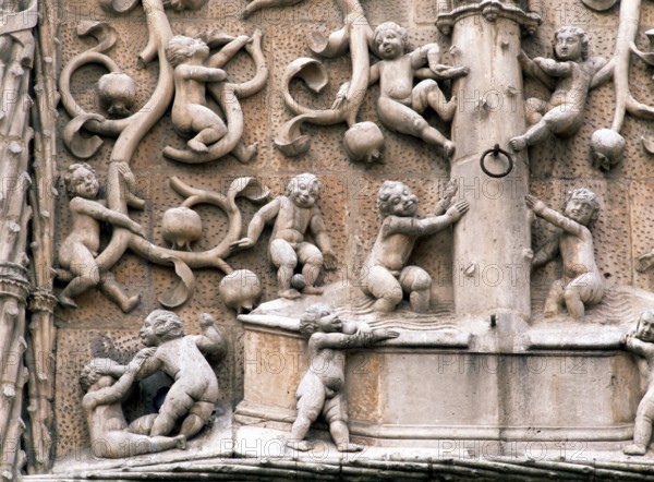 Facade, Detail, Saint, Saint