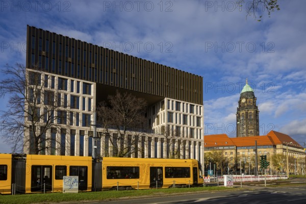 The Stadtforum will be built on Ferdinandplatz by 2025. The two divisions of Urban Development, Construction, Transport and Real Estate and Environment and Climate, Law and Order with their offices as well as the Office for Economic Development will move into the new administrative building of the state capital of Dresden. Dresden, Saxony, Germany