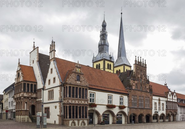 Facades of Lemgo town hall have maintained their appearance over the course of many hundreds of years (from 1325)