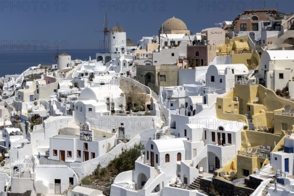 Oia, Santorini, Cyclades Island, Greece, 20 May 20, 2025, view from Londsa Castle < english> Oia, Santorini, Cyclades Island, Greece, May 20, 2025, view from Londsa Castle