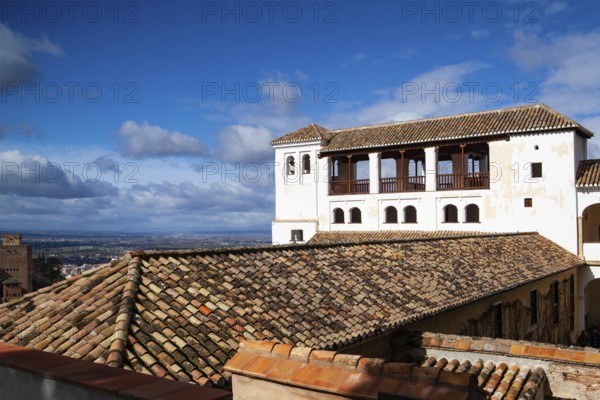 The Alhambra is a palace and fortress complex located in Granada, Andalusia, Spain. It was originally constructed as a small fortress in AD 889 on the remains of Roman fortifications