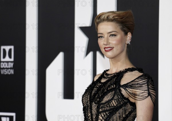 Amber Heard at the World premiere of 'Justice League' held at the Dolby Theatre in Hollywood, USA on November 13, 2017, Hollywood, CA, USA, Los Angeles, California, USA