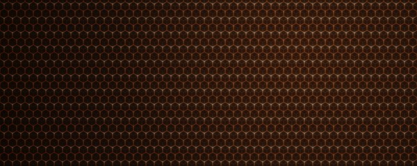An illustration of a black red honeycomb
