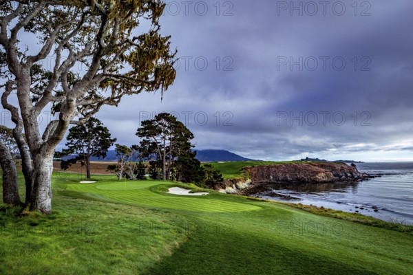 Pebble Beach golf course, Monterey, California, usa