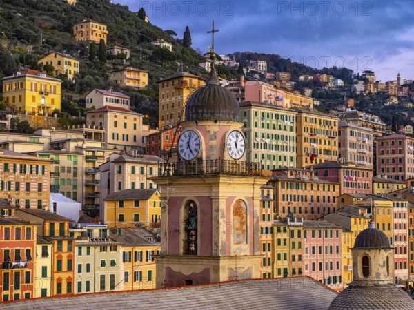 Waterfront buildings in Camogli town