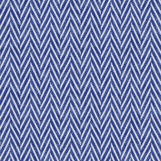An illustration of a blue zig zag tweed fabric background banner