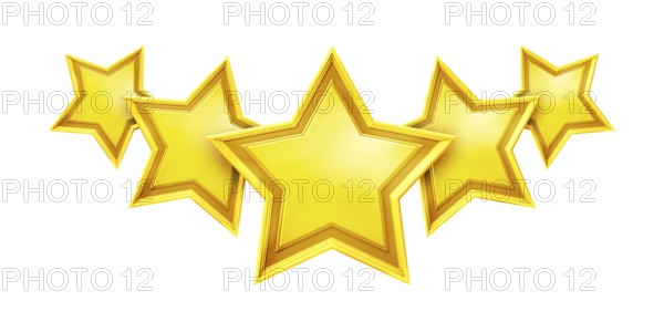 An image of a five star rating service