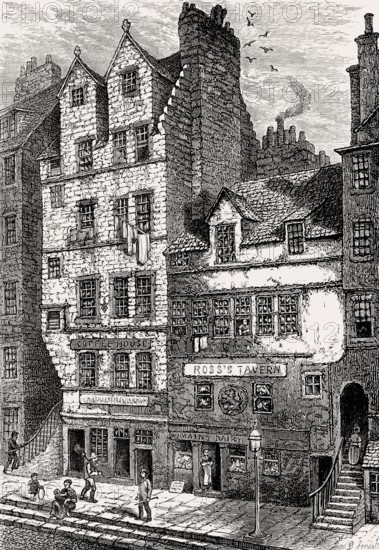 Gladstone's Land, Lawnmarket, Edinburgh, Scotland, 17th century