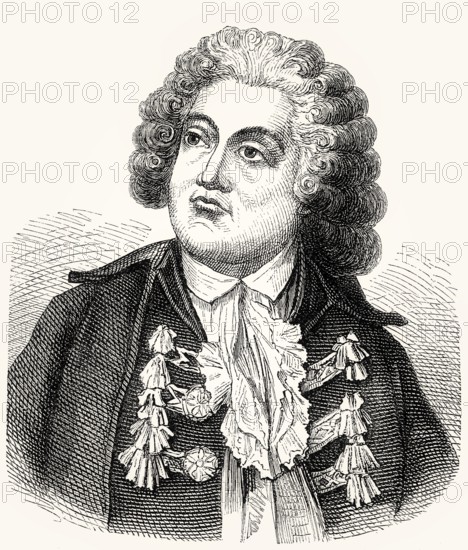 Honoré Gabriel Riqueti, Count of Mirabeau, 1749 – 1791, a leader of the French Revolution
