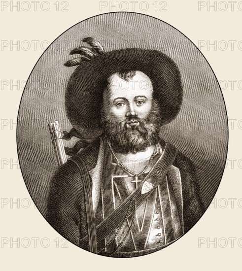 Andreas Hofer, 1767 - 1810, freedom fighter, leader of the Tyrolean uprising of 1809