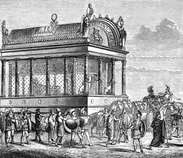 The funeral procession of Alexander the Great