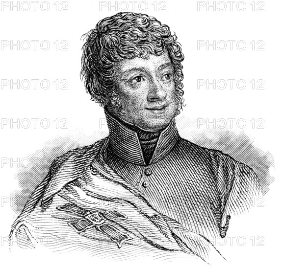 Karl Borromäus von Harrach, 1761-1829, honorary Chief Physician at the Elisabethine Hospital in Vienna, Karl Borromäus von Harrach, 1761-1829, Deutschordenskomtur, Arzt, Naturforscher