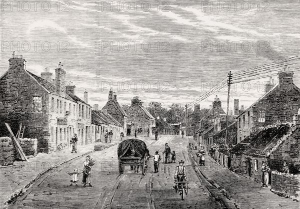 Gilmerton, a suburb of Edinburgh, Scotland, 19th century