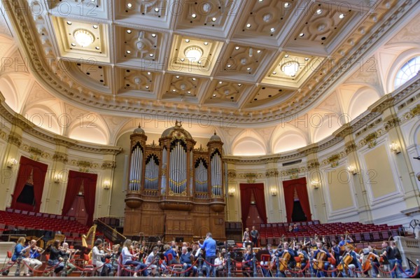 Concert by Royal Concertgebouw Orchestra in Amsterdam Royal Concertgebouw (concert hall) in Amsterdam, Netherlands