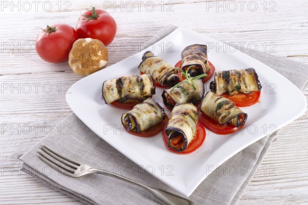 Baked Eggplant with vegetables