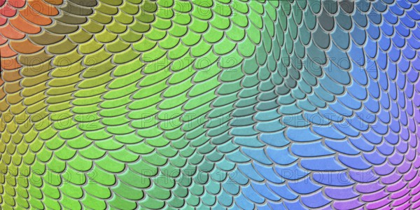 Colorful mermaid scales, fish scale, Fantasy texture