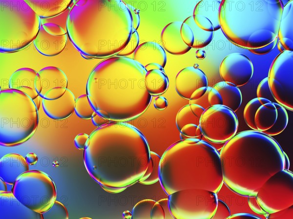 Illustration of some colorful bubbles background