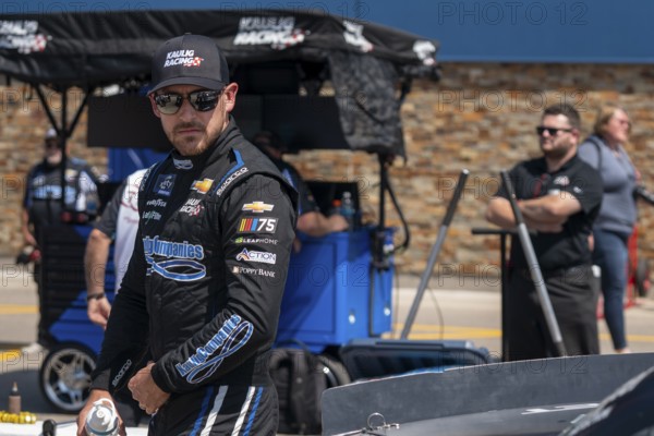 NASCAR Xfinity Series Driver, Daniel Hemric (11) takes to the track to practice for the Cabo Wabo 250 at the Michigan International Speedway in Brooklyn VA