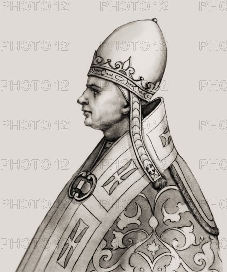 Pope Alexander III, Alessandro III, c. 1100/1105 – 1181), born Rolando Bandinelli, head of the Catholic Church and ruler of the Papal States from 7 September 1159 until his death in 1181