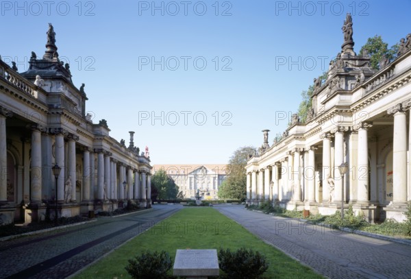 Berlin-Schöneberg, Kleistpark, former Kammergericht building/former Allied Control Council building and royal colonnades