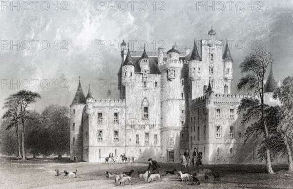 Glamis Castle, Glamis, Angus, Scotland, Great Britain