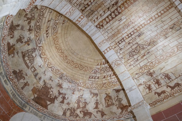 Mural paintings, Church of Our Lady of the Assumption, Alaitza, Álava, Spain
