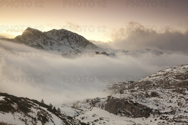 Nightfall in Larra-Belagua, Navarra, Spain