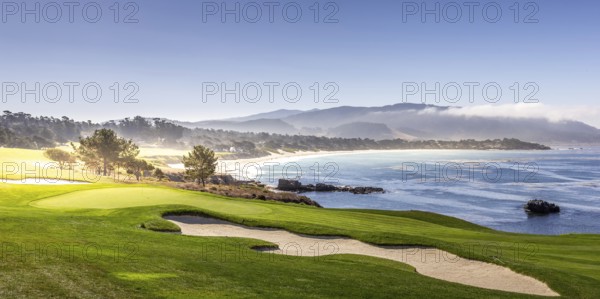 Pebble Beach golf course, Monterey, California, usa