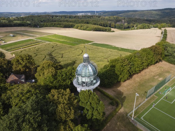 The light tower in Solingen, North Rhine-Westphalia, is a converted former water tower. It is located in the district of Gräfrath near the highest point of the city of Solingen at approximately 276 meters above sea level. The tower was built in 1904, decommissioned in 1983 and rebuilt in the mid-1990s