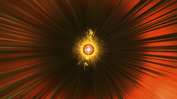 An illustration of a time warp tunnel