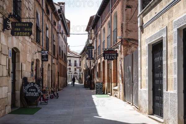 Lerma, Spain, April 16, 2019: Scenic view of the old medieval town of Lerma in Burgos, Castile and Leon