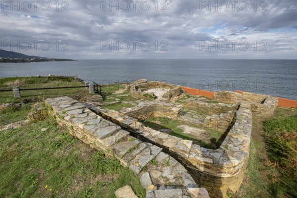 Castro de Fazouro, data entre los siglos 1 y 3rd AD, Fazouro, municipio de Foz, provincia de Lugo, Galicia, España
