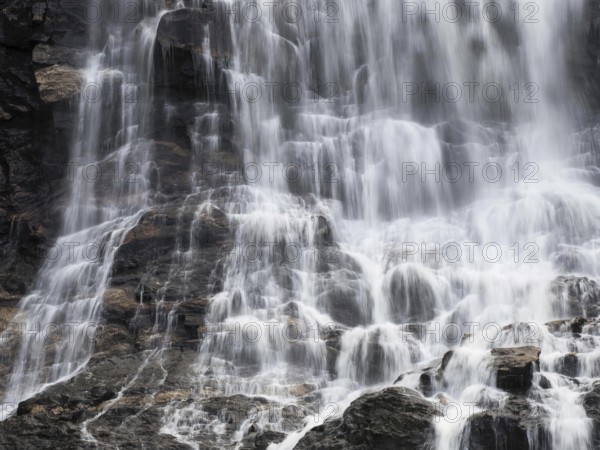 Fossen Bratte waterfall of the river Eikedalselva in Norway