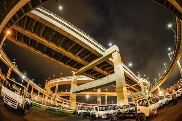Bayshore Route Daikoku Junction (Tsurumi-ku, Yokohama City). Shooting Location: Yokohama-city kanagawa prefecture