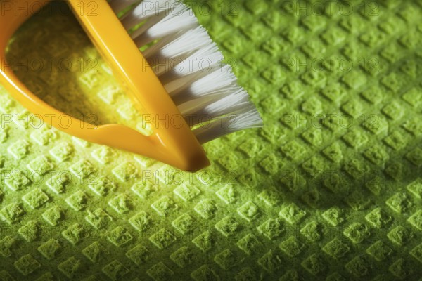 New plastic brush on washcloth