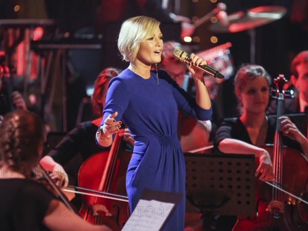 Singer Helene fisherman at the Advent Festival of 100, 000 Lights 2015 in Suhl
