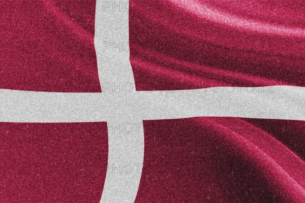 Denmark glitter flag, national flag, glittering flag sparkle background