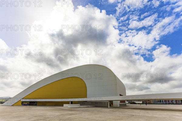 Spain. Various concerts, exhibitions and other events are held here. International cultural center of the famous architect Oscar Niemeyer. The picturesque town of Avilas in Asturias