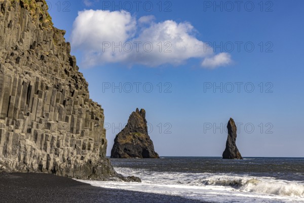 Black beach Reynisfjara, south coast, Iceland
