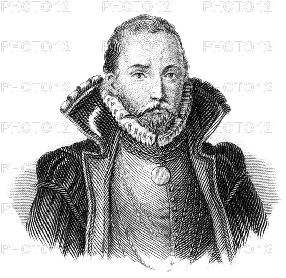 Tycho de Brahe, 1546 - 1601, Danish astronomer, Tycho de Brahe, 1546 - 1601, ein dänischer Astronom