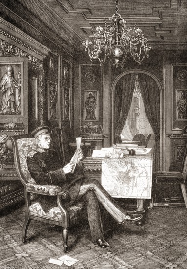 Helmuth Karl Bernhard Graf von Moltke, 1800-1891, Prussian Field Marshal in the Franco-Prussian War