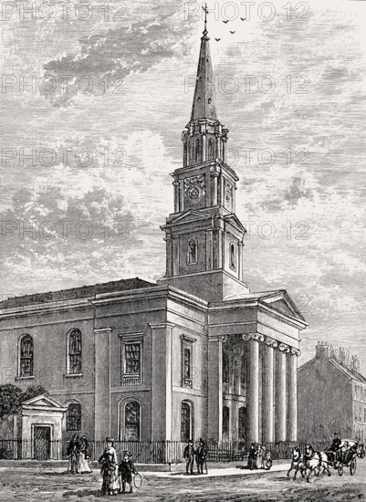 North Leith Parish Church, Edinburgh, Scotland, 19th century