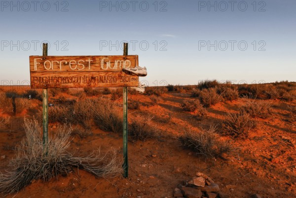 USA Arizona Forrest Gump Hill Point in sunrise